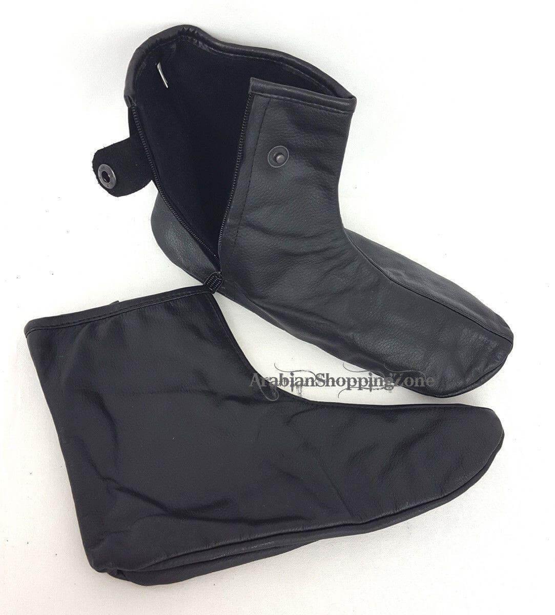 100% Genuine UNISEX Leather Socks Khuffain Kuff khuff Quff Shoes Slippers Islam - Islamic Shop