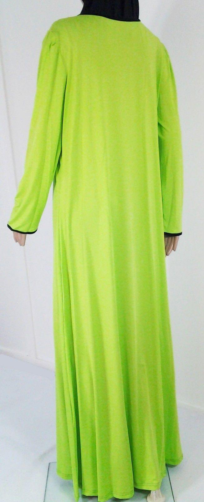 Cotton Kaftan Islamic Abaya Jilbab Long Sleeve HSZ10017 (US12/14EU42/44UK16/18) - Arabian Shopping Zone