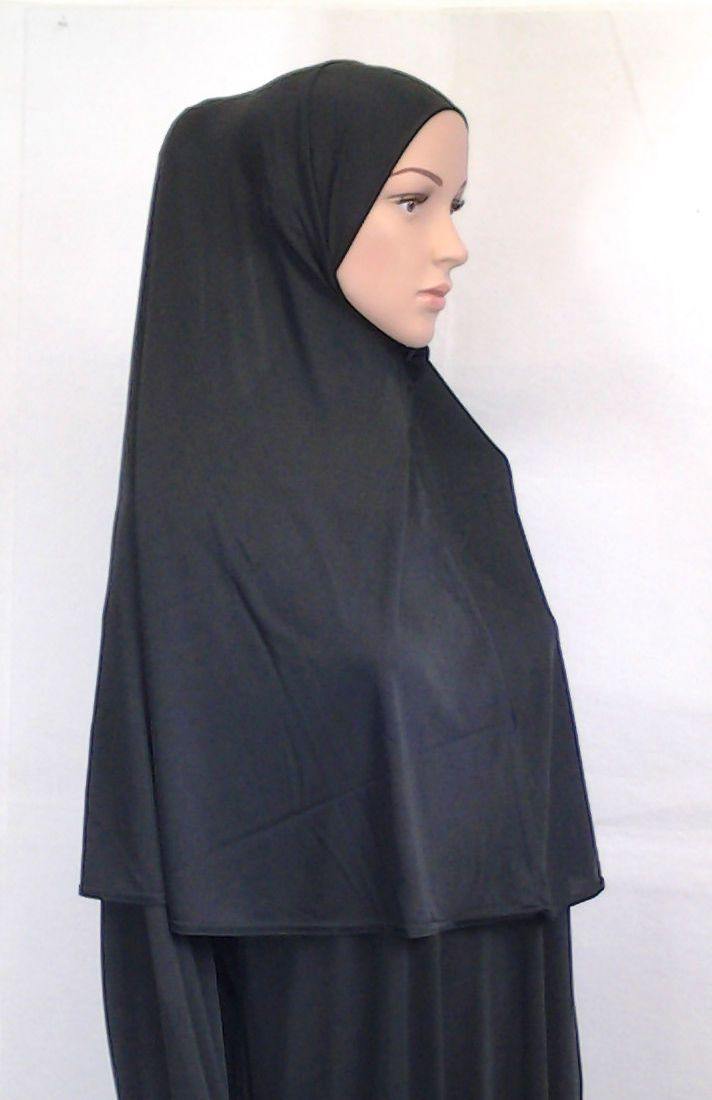 One-piece-Hijab Muslim Scarf/Islamic Headwear LightWeight ICESILK ASZ0215 - Arabian Shopping Zone
