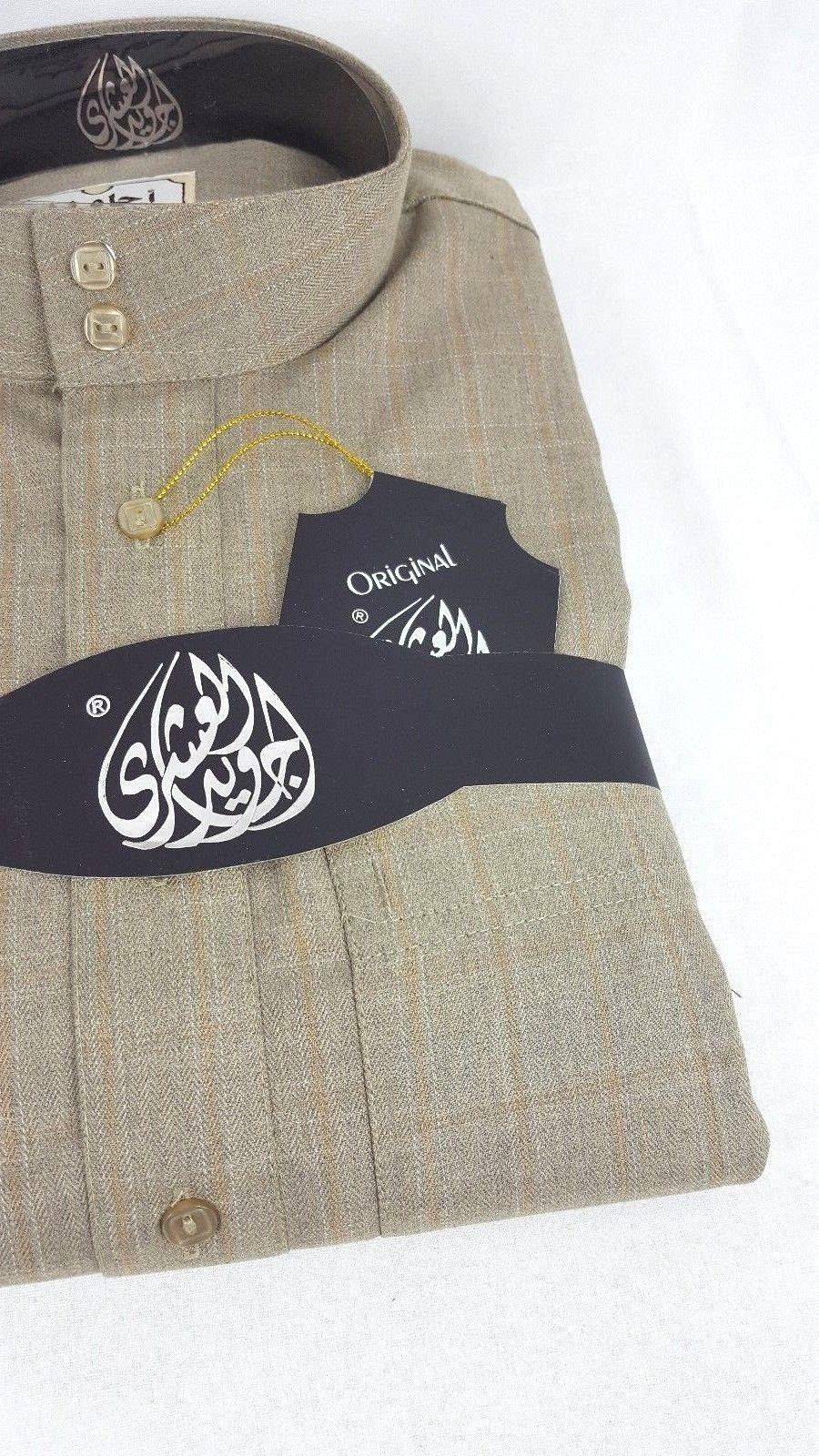 Agawid Deluxe Quality Arabian Dishdasha Winter Thobe Thoub Robe with CUFF P06 - Islamic Shop