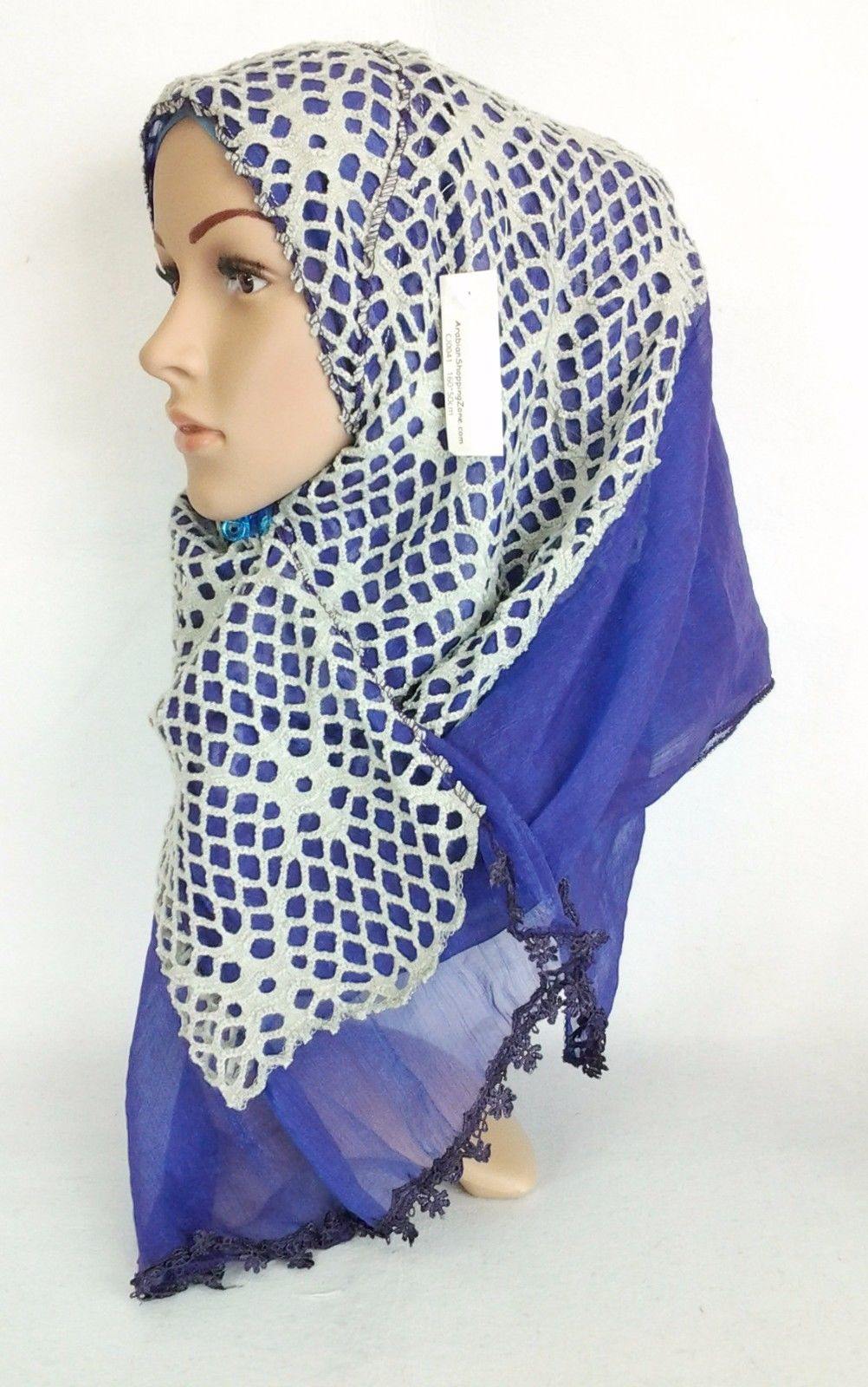 Women's Muslim Autumn Scarves Shawl Wrap Hijab knitting padded - Arabian Shopping Zone