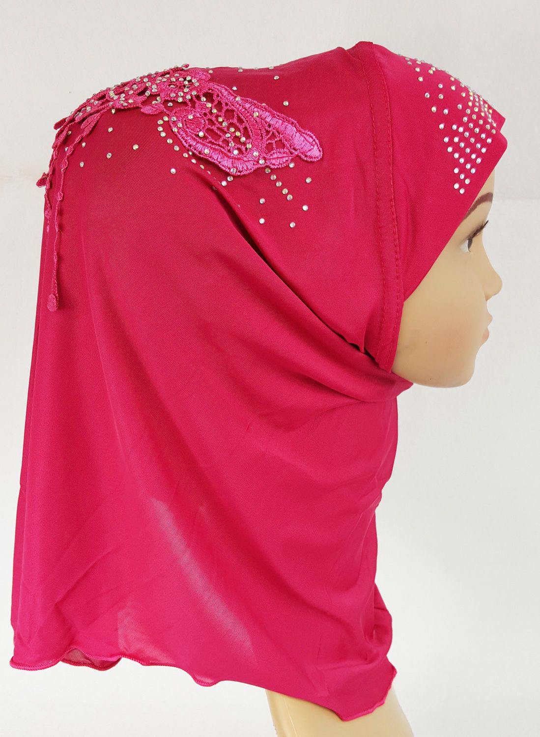 NEW Ice Silk Toddler Kids Children Hijab Islamic Scarf Shawls 2-8T - Arabian Shopping Zone
