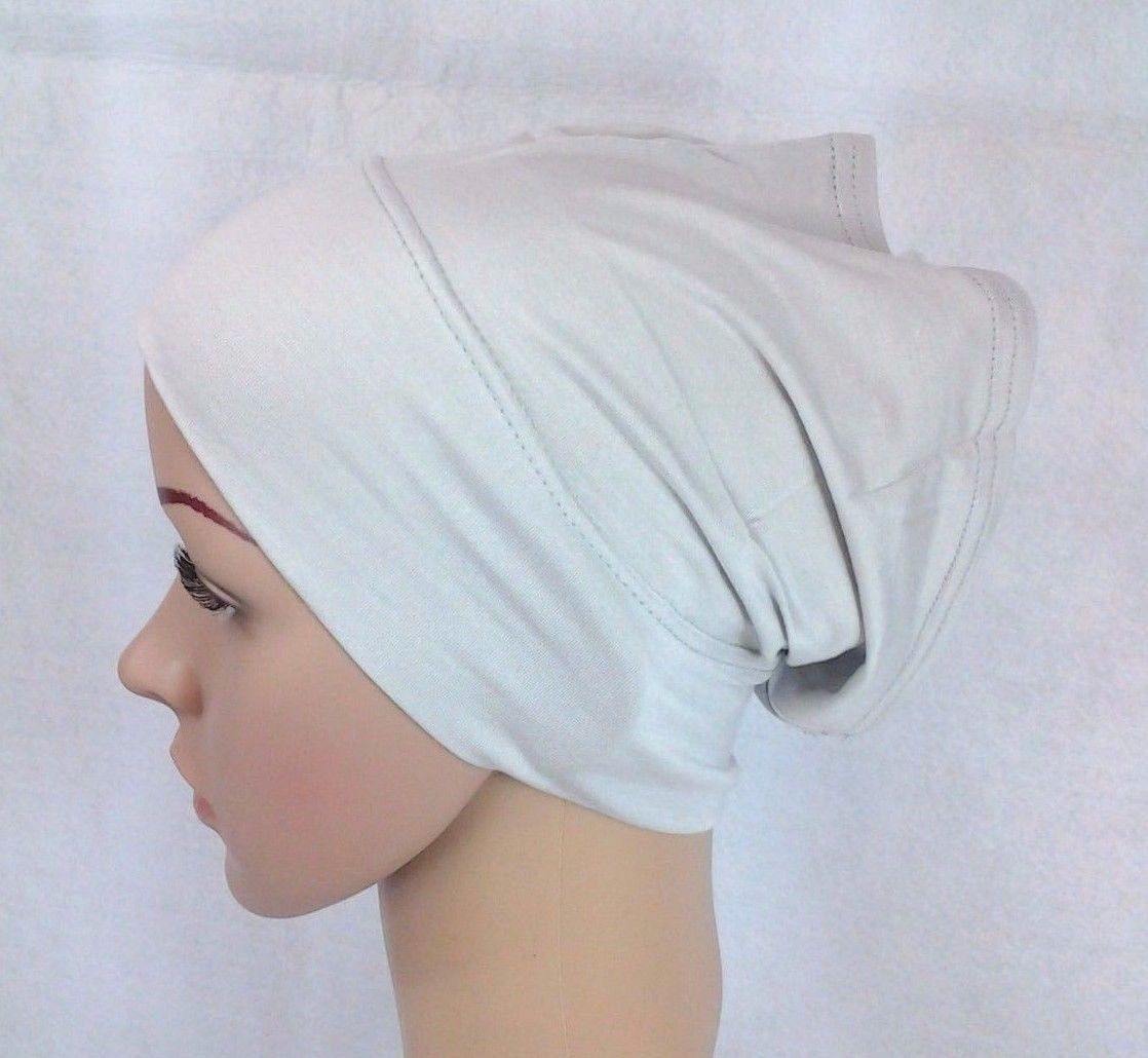 Cotton UnderHijab Scarf Shawl Slip on Bonnet Hijab Tube Hair Loss (12 colors) - Arabian Shopping Zone