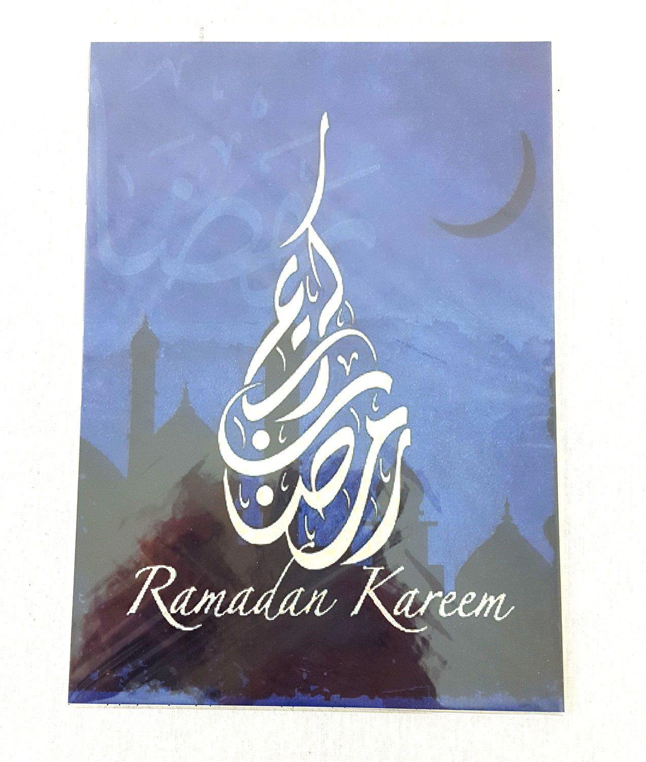 A5 Eid Mubarak Ramadan Card Happy Eid Muslim Greeting Cards Islamic Art/Gift - Islamic Shop