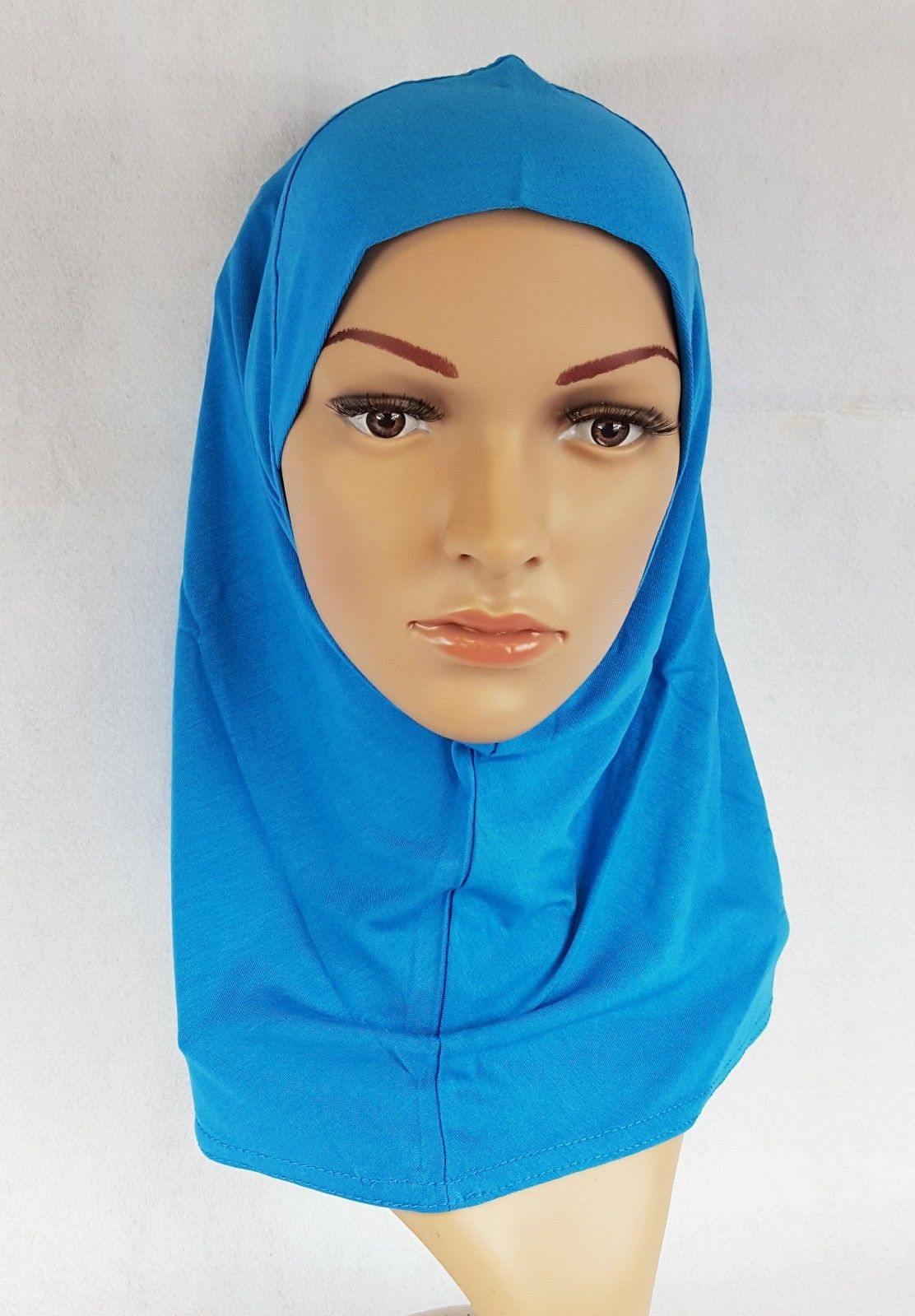 Premium Slip On Instant Egyptian Cotton Muslim Girls Hijab Shawls Wrap Headwear - Arabian Shopping Zone