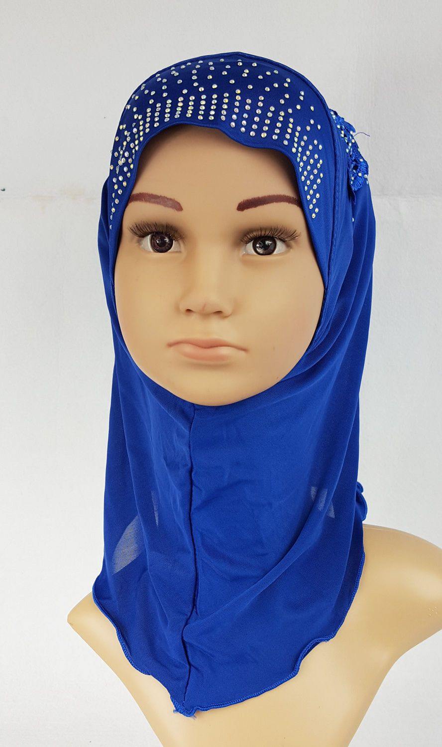 Ice Silk Toddler Kids Children Hijab Islamic Scarf Shawls -0913 - Arabian Shopping Zone