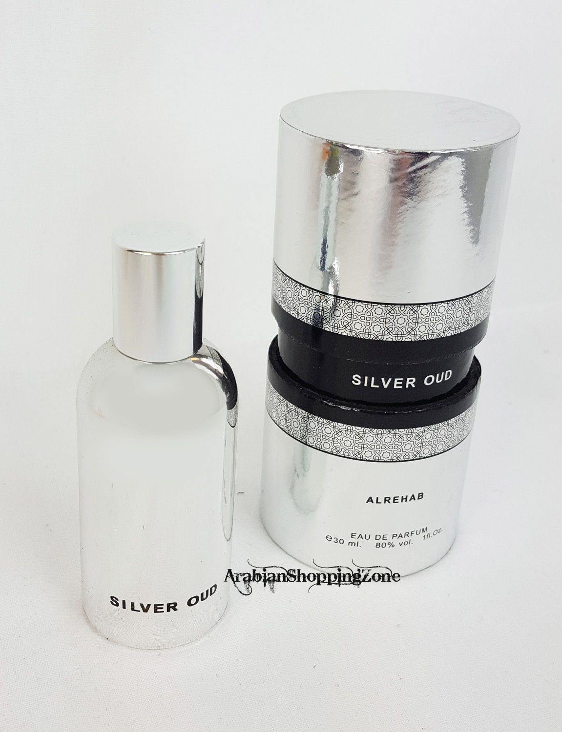 Silver Oud Perfume Spray 30ml EDP - Arabian Shopping Zone
