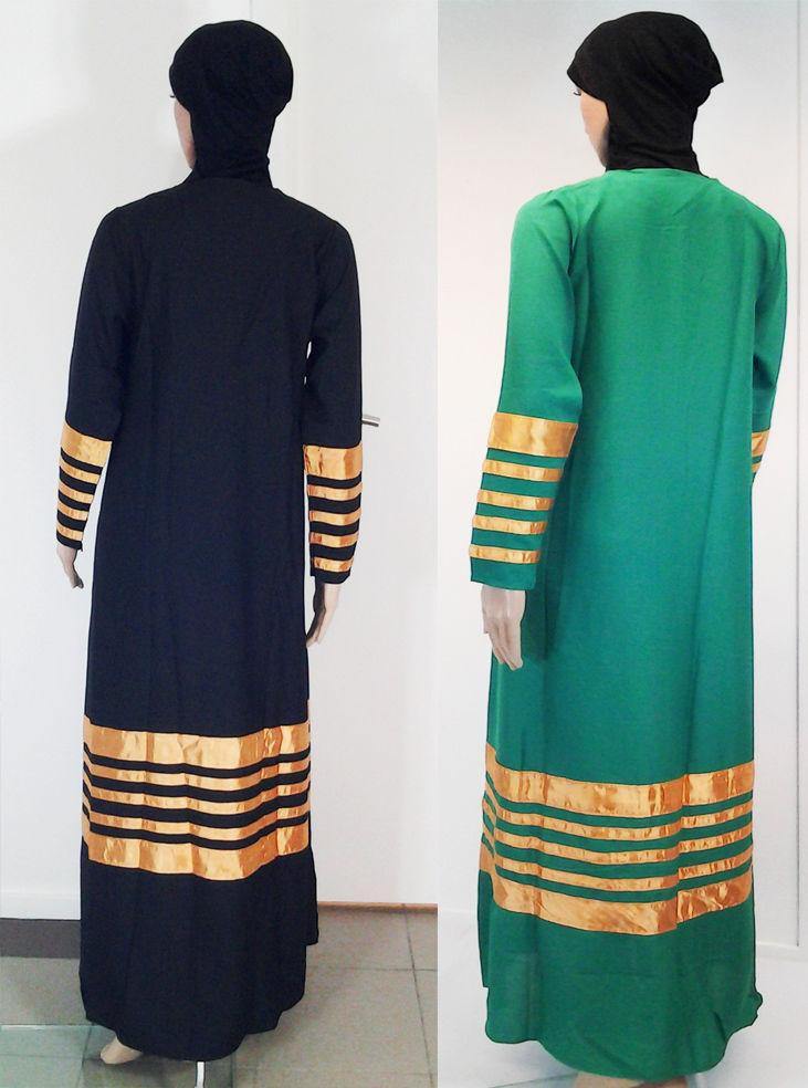 Linen Kaftan Women Islamic Abaya Jilbab Long Sleeve HSZ10050 (Size S) - Arabian Shopping Zone