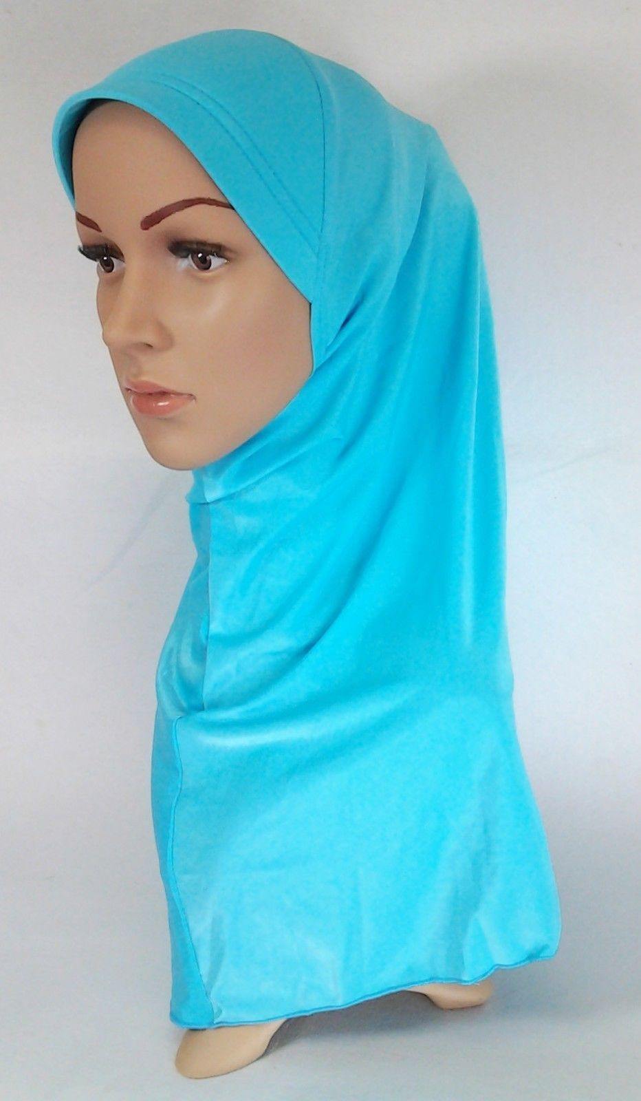 Viscose Ice Silk High Quality Muslim Hijab Islamic Amira Headwear - Arabian Shopping Zone
