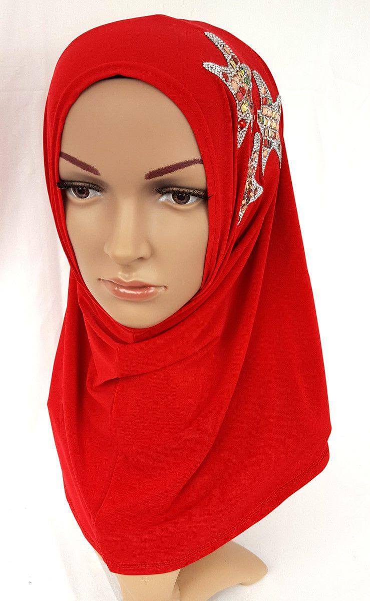 Girl Hemp High Quality Muslim Hijab Islamic Amira Headwear - Arabian Shopping Zone