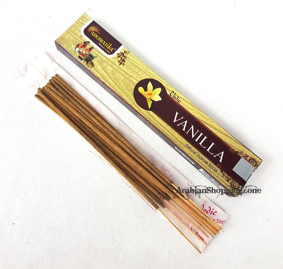 Vedic Aromatika Natural Incense Sticks 8" - 12 sticks  Encens - Arabian Shopping Zone