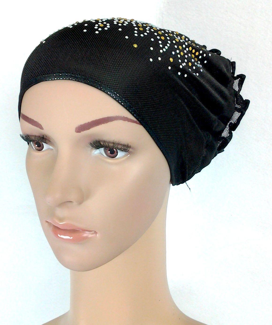 SHINING THREADS RHINESTONE Muslim Inner Caps Islamic Underscarf Hats Ninja Hijab - Arabian Shopping Zone