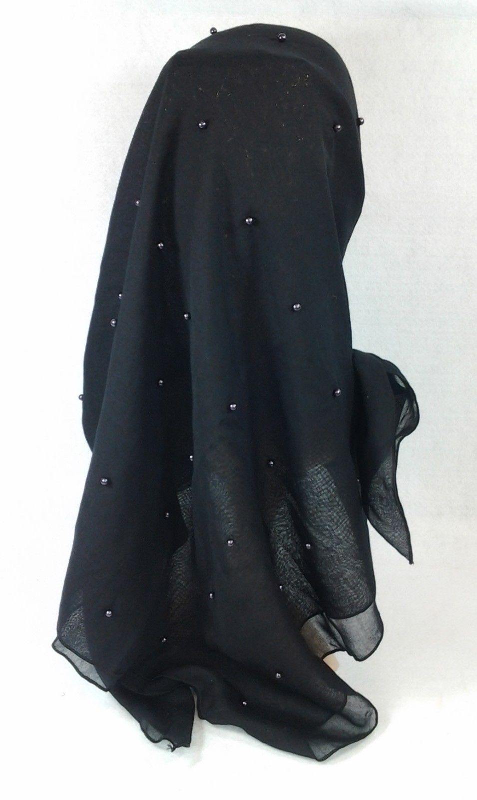 NEW Square 43" Women's Muslim Scarves Cotton Voile Shawl Wrap Hijab - Arabian Shopping Zone