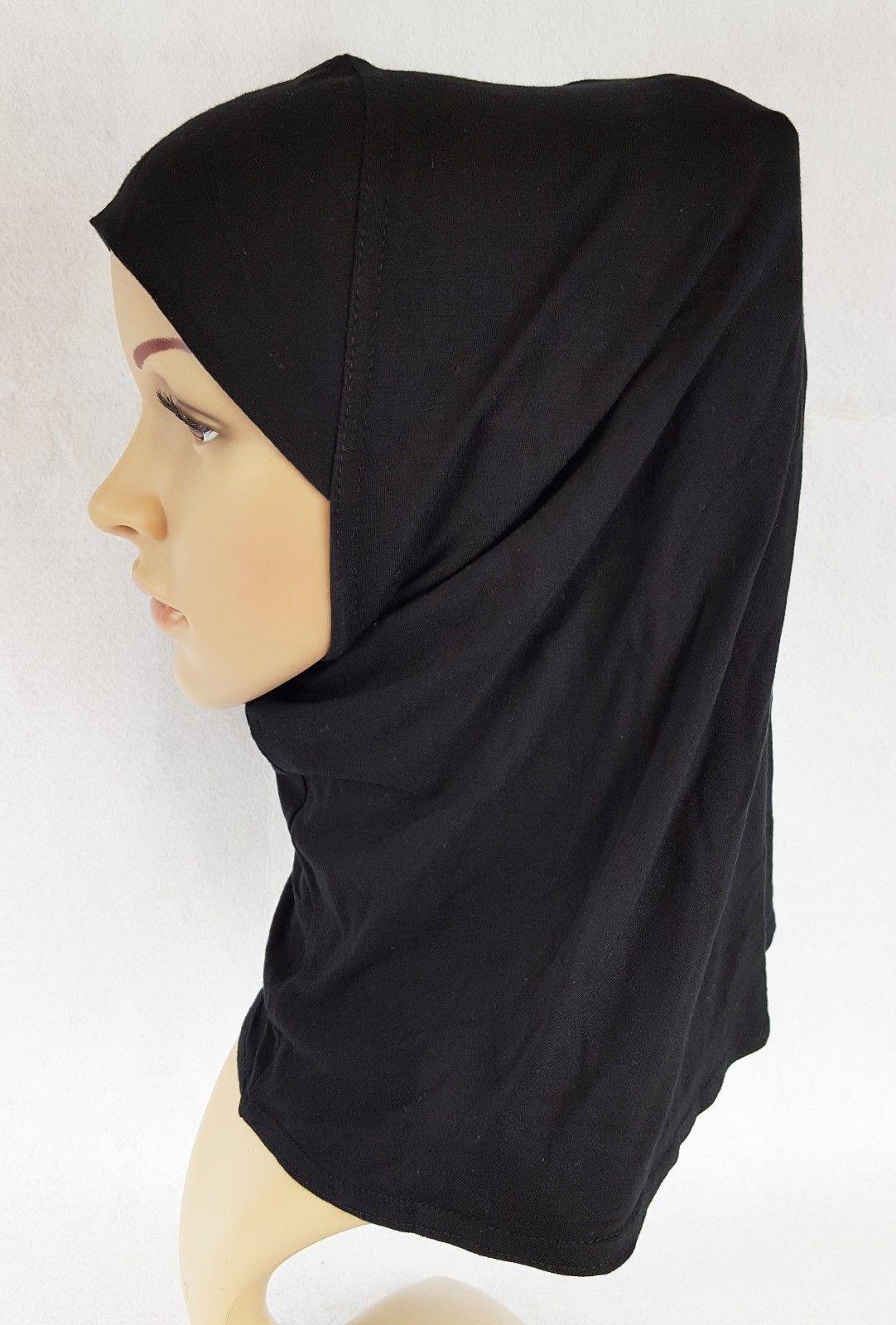 Premium Slip On Instant Egyptian Cotton Muslim Girls Hijab Shawls Wrap Headwear - Arabian Shopping Zone