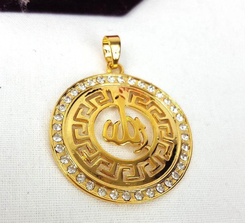 24k gold allah deals necklace