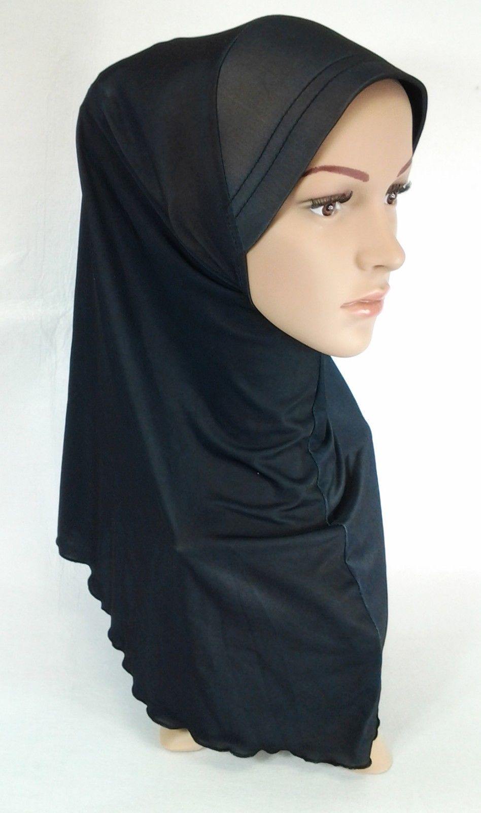 Viscose Ice Silk High Quality Muslim Hijab Islamic Amira Headwear - Arabian Shopping Zone