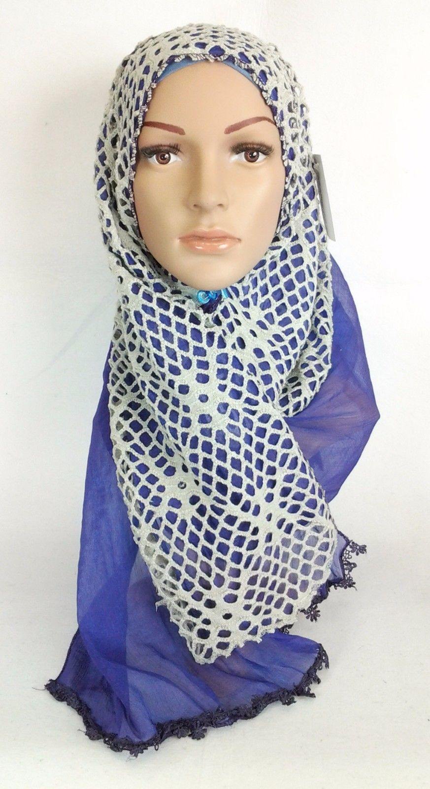 Women's Muslim Autumn Scarves Shawl Wrap Hijab knitting padded - Arabian Shopping Zone