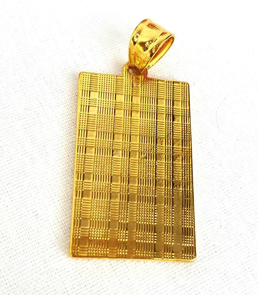 24k Gold Plated Islamic Pendant Copper Necklace - Islamic Shop