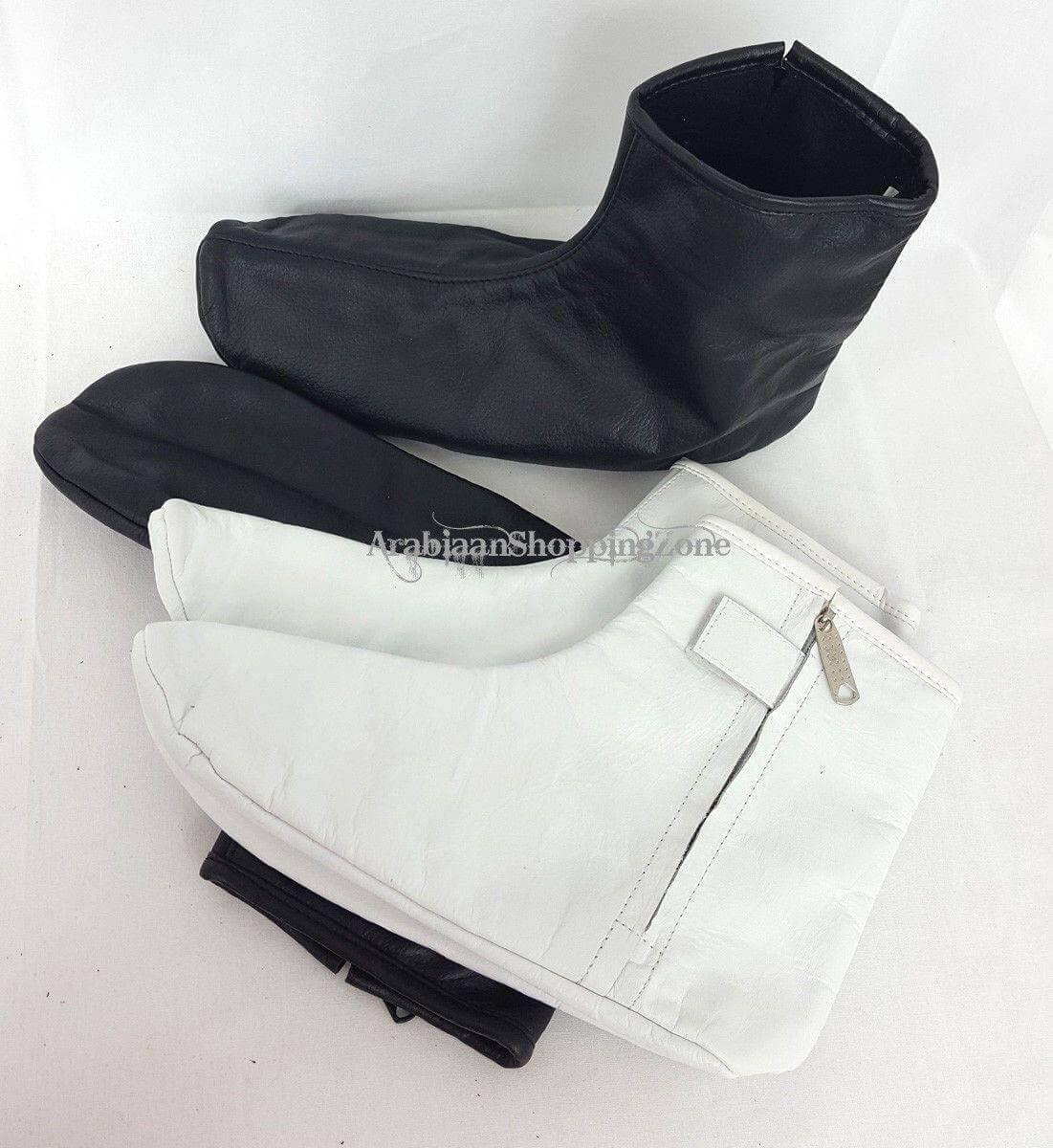 100% Genuine UNISEX Leather Socks Khuffain Kuff khuff Quff Shoes Slippers Islam - Islamic Shop