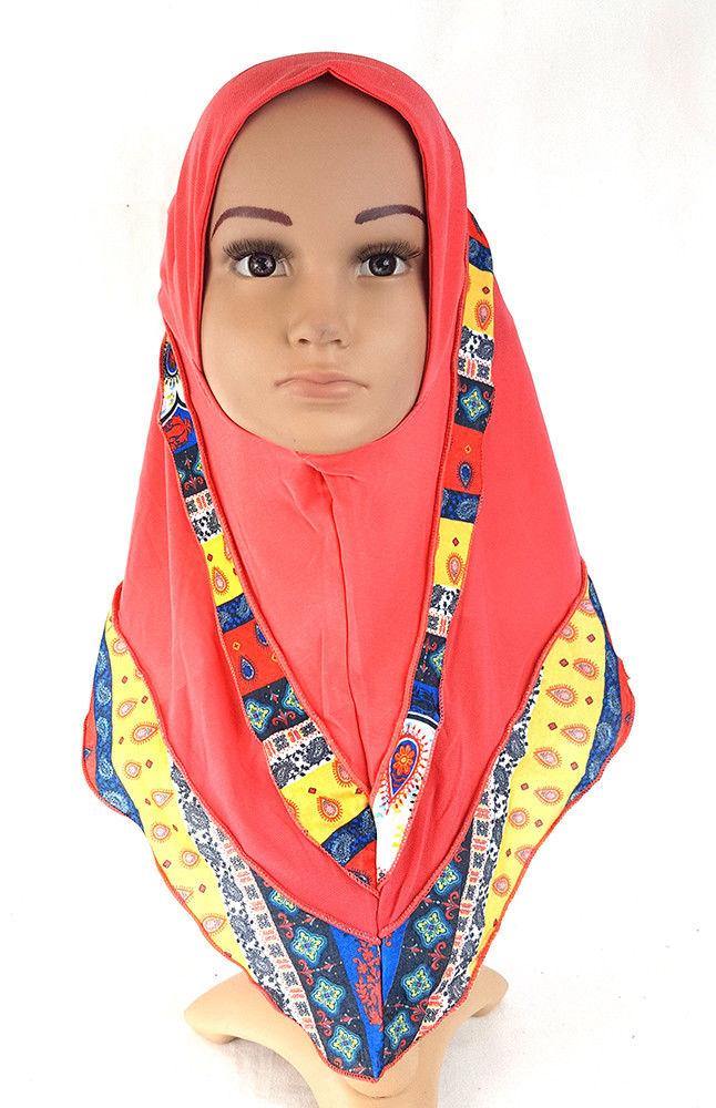 NEW Crystal Hemp Kids Toddler Children Islamic Hijab Islamic Scarf Shawls 3-8T - Arabian Shopping Zone