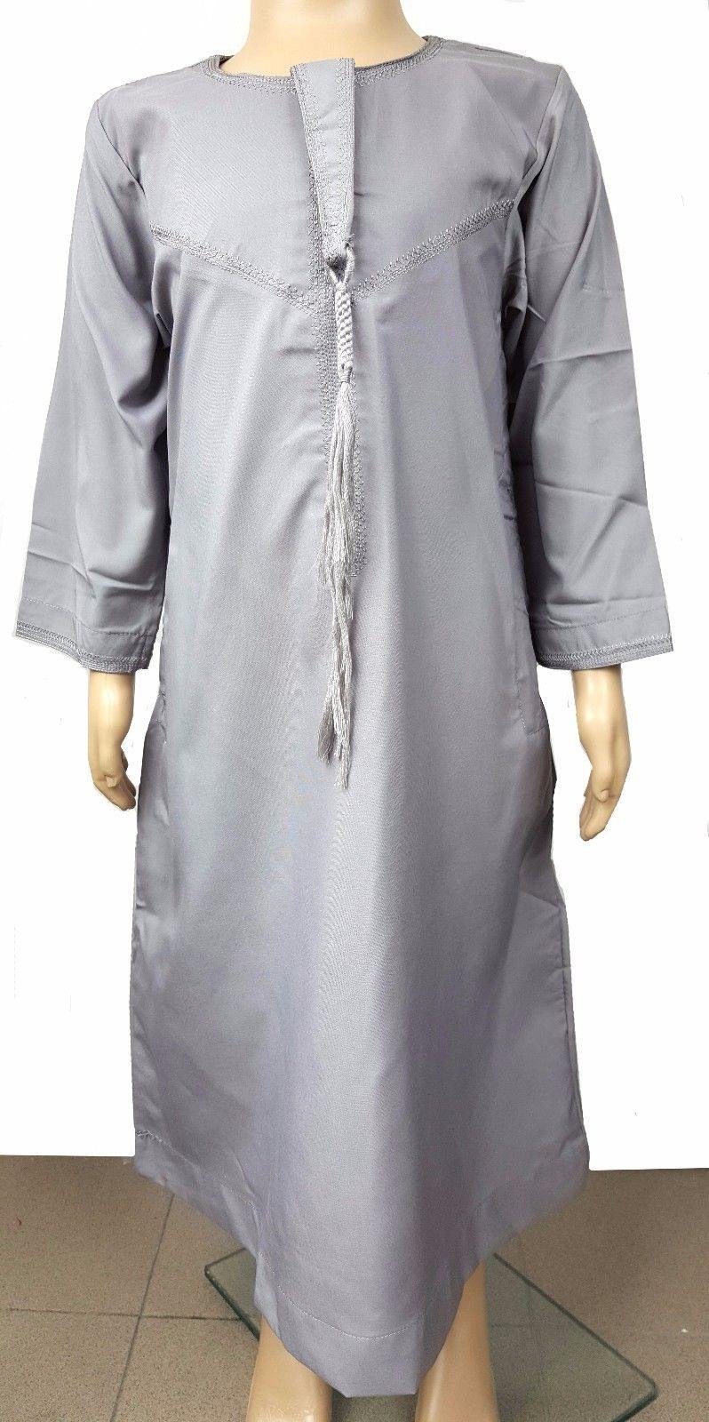 Muslim Thobe 2-12T Imarati (Khaliji) Style - Arabian Shopping Zone