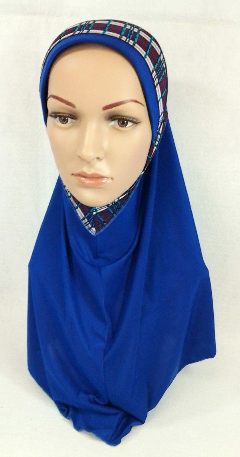 High Quality Viscose Lycra Lace Muslim Hijab Islamic Scarf Shawls Slip-on - Arabian Shopping Zone