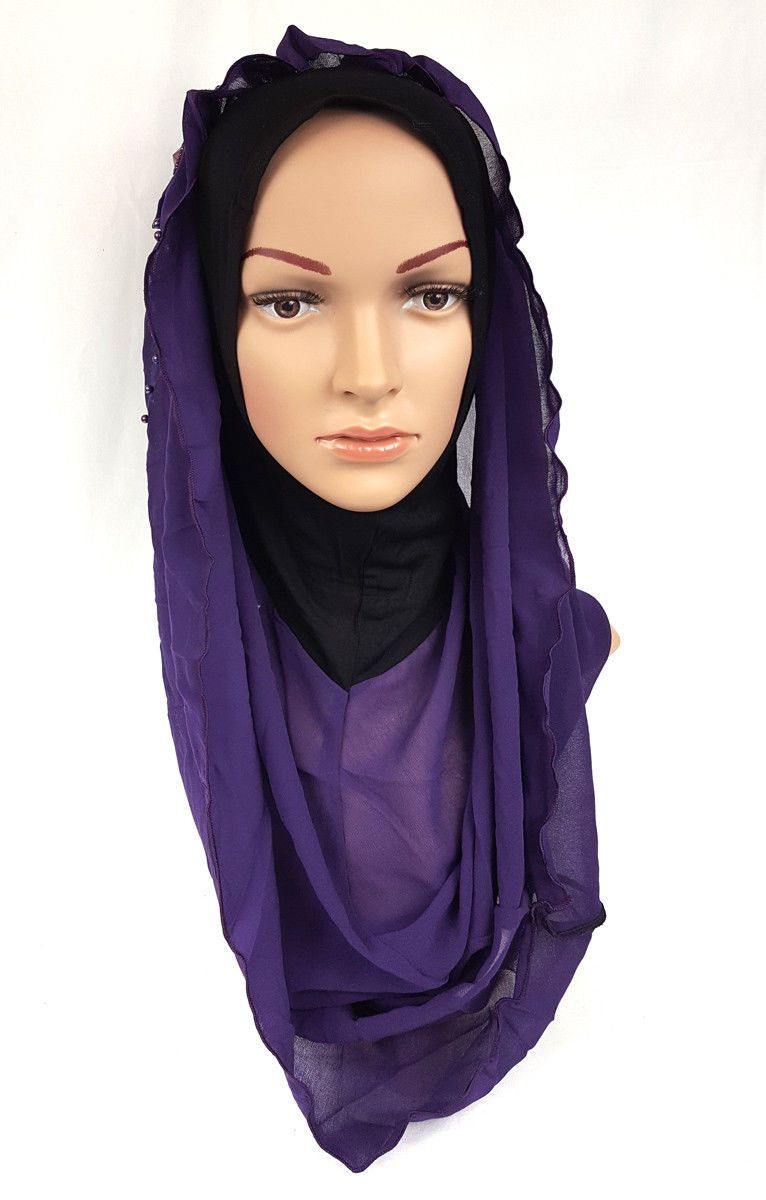 One-piece Amira Hijab Muslim/Islamic Head-wear Easy Wear High Quality - Arabian Shopping Zone