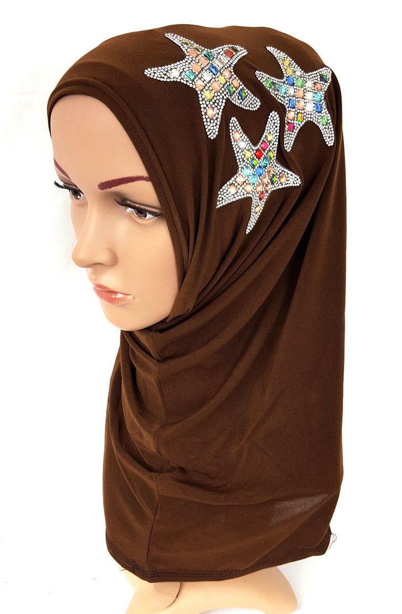 Girl Hemp High Quality Muslim Hijab Islamic Amira Headwear - Arabian Shopping Zone
