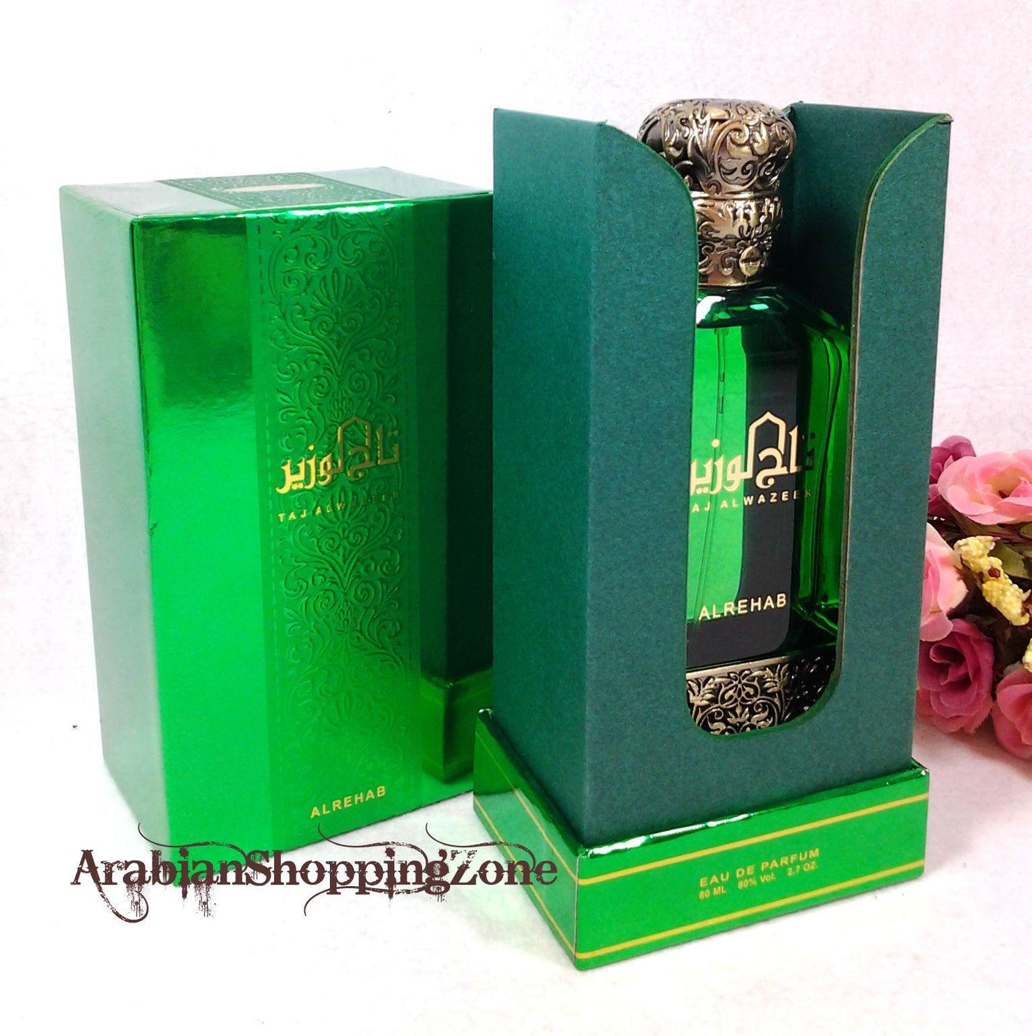 Alrehab Taj AL Wazeer 80ML Unisex Perfume Spray AL Rehab Arabian Scent - Islamic Shop