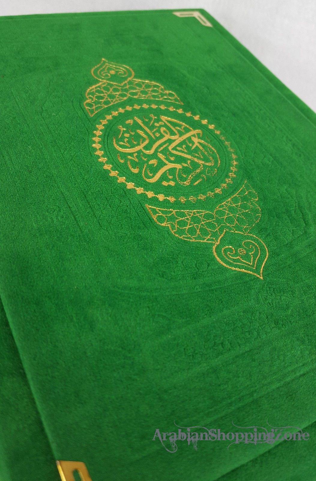 Velvet Gift Box Quran | Koran | Plush Hard Cover 20*14cm (8*6inch) - Arabian Shopping Zone