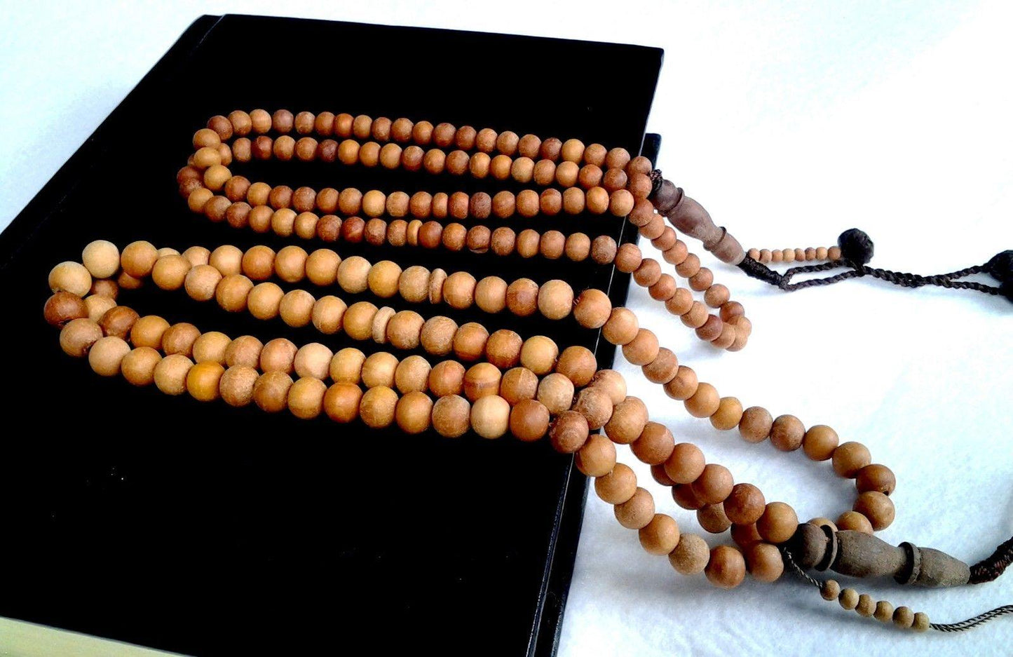 Natural Sandalwood Islam Muslim Prayer Beads 99 Masbaha 8mm Smell-so-good - Arabian Shopping Zone