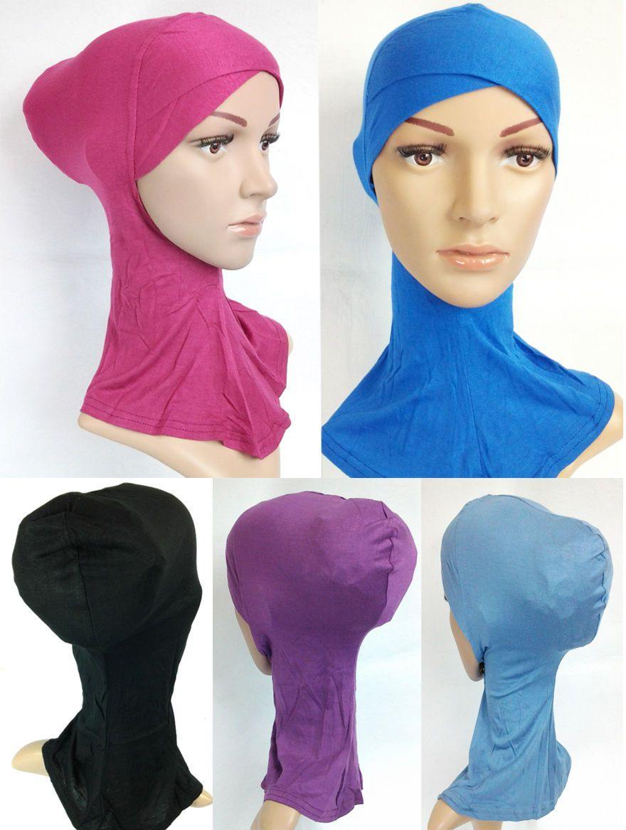 Fashion Cotton Muslim InnerHijab Cap NEW Cross-Forehead Islamic Underscarf/Hijab - Arabian Shopping Zone