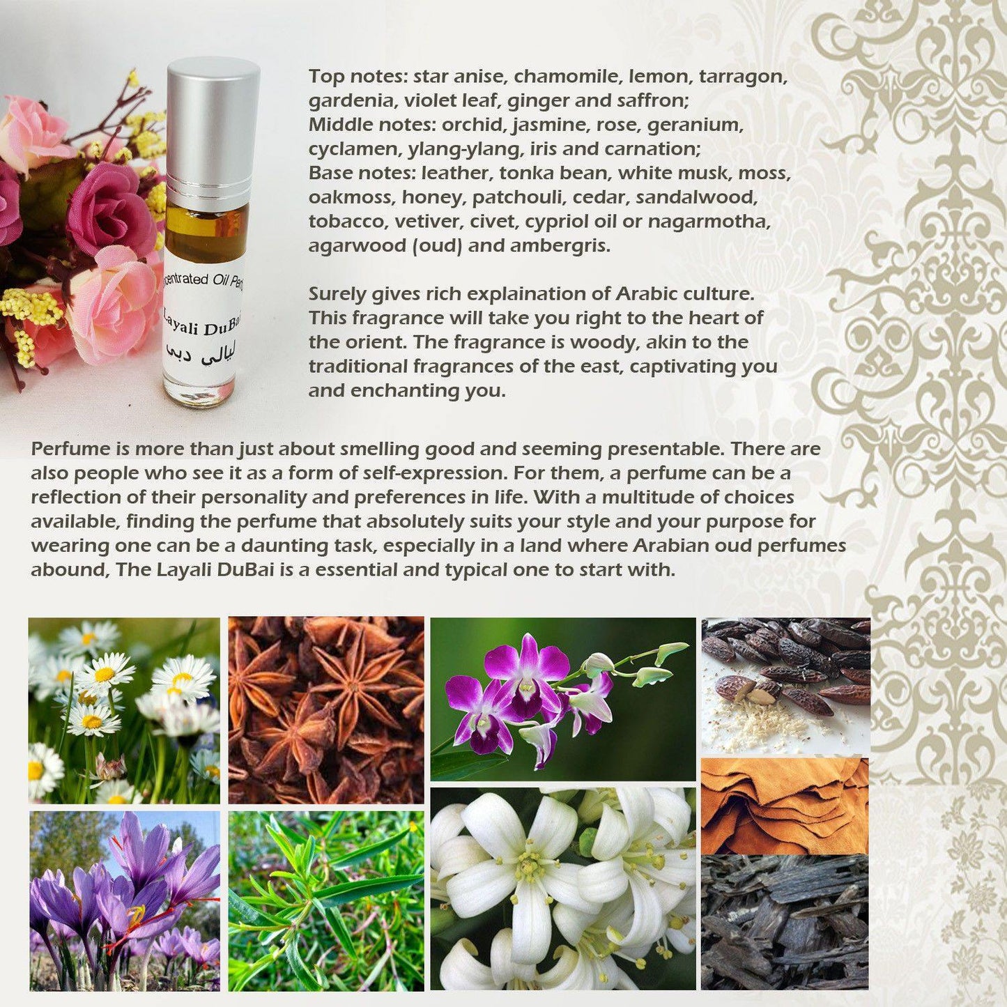 Layali DuBai 6ml Grade A Concentrated Perfume Oil Attar Parfüm Parfum Parfümöl - Arabian Shopping Zone