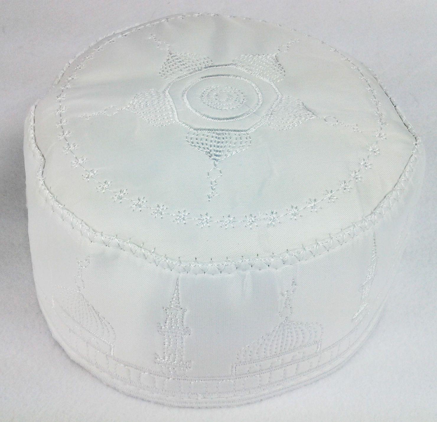 Kofi Topi Tupi Embroidery Cap Hat Muslim Islam Mens Size 56-58 - Arabian Shopping Zone