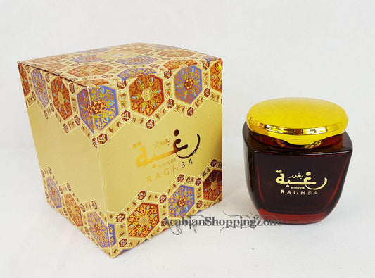 Ard AL Zaafaran Bakhoor RAGHBA Incense 80g - Islamic Shop