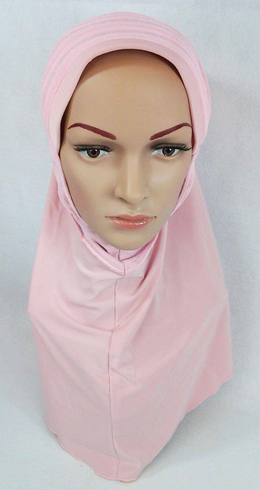 High Quality Viscose Lycra Lace Muslim Hijab Islamic Scarf Shawls Slip-on - Arabian Shopping Zone