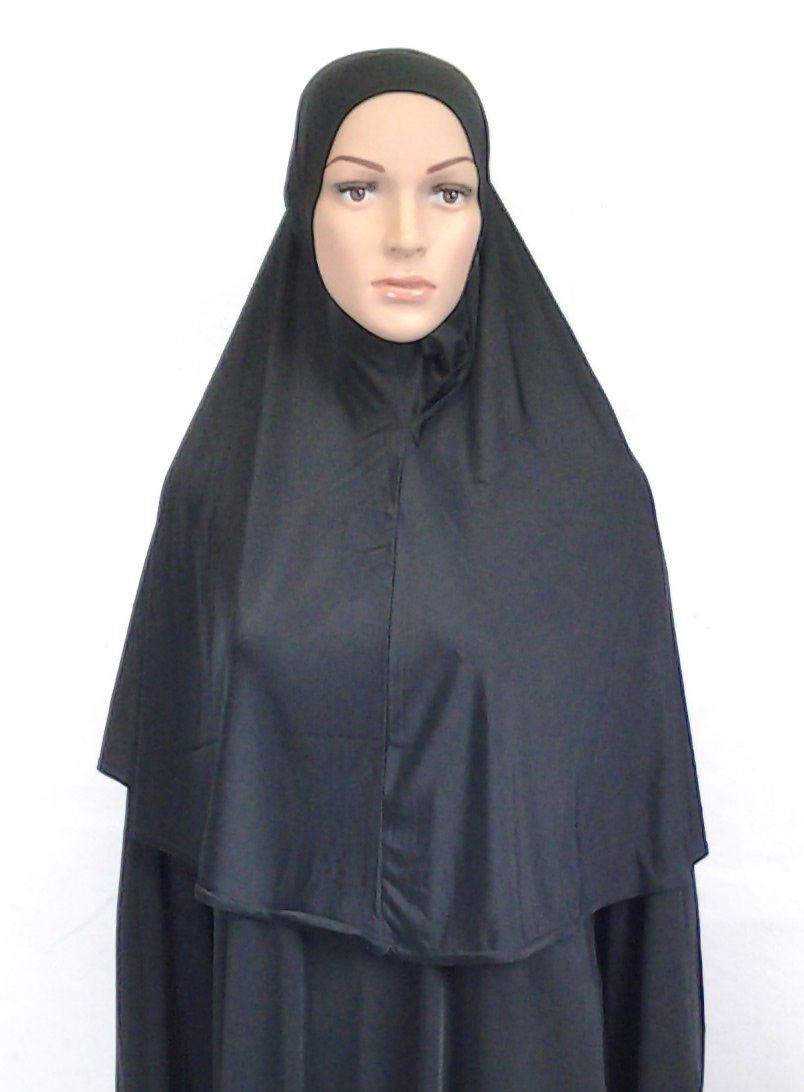One-piece-Hijab Muslim Scarf/Islamic Headwear LightWeight ICESILK ASZ0215 - Arabian Shopping Zone
