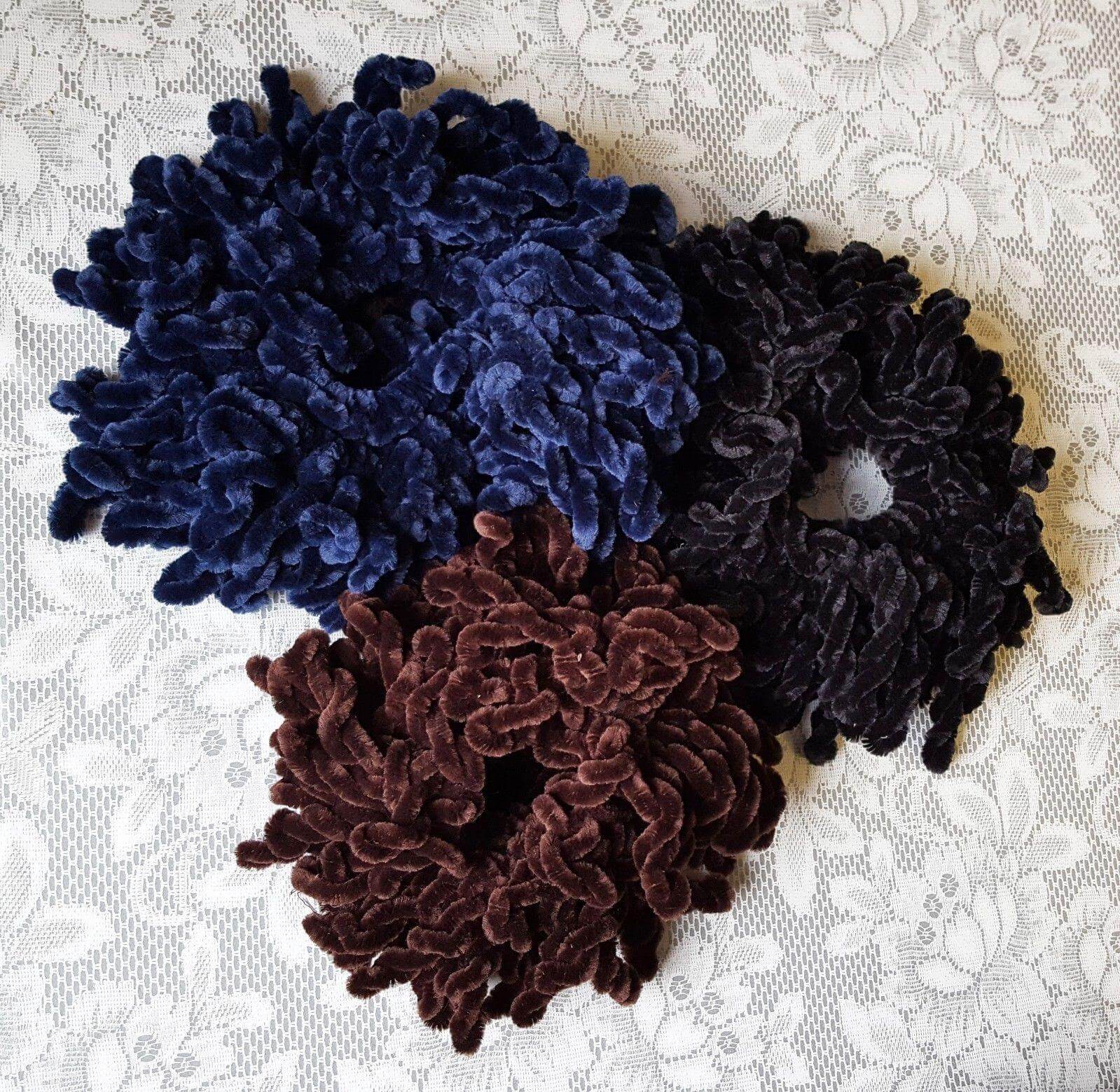 Hijab Volumizer Khaleeji Scrunchie Big Hair Tie Bun Velvet Scarf - Foto 10