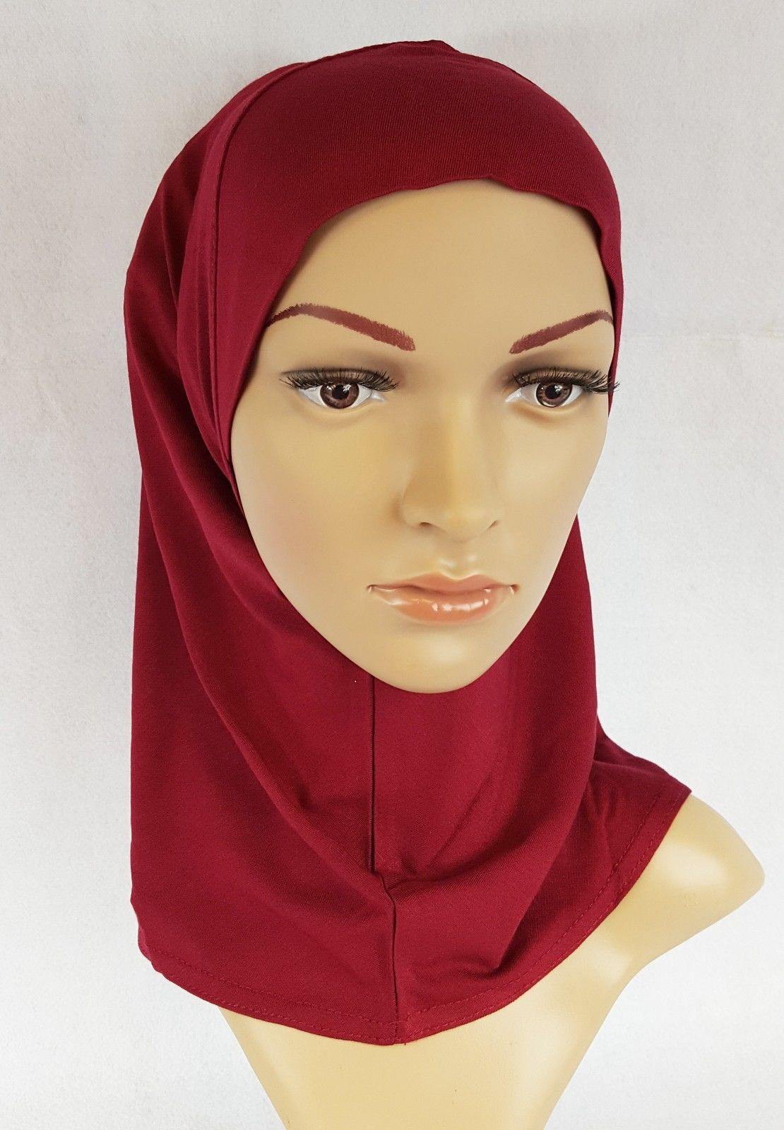 Premium Slip On Instant Egyptian Cotton Muslim Girls Hijab Shawls Wrap Headwear - Arabian Shopping Zone