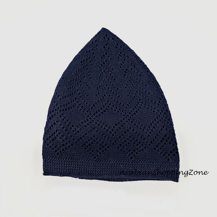 Kofi Topi Tupi Men Knitting Islamic Cap Muslim Hat - Arabian Shopping Zone