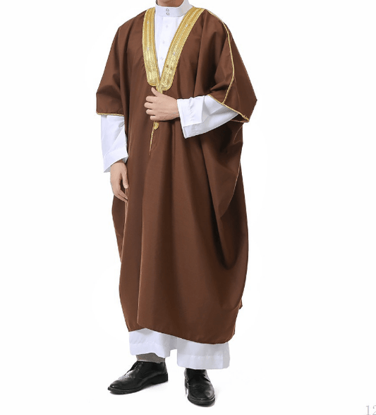 Arabian Men Winter Bisht Cloak Arab Thobe - Arabian Shopping Zone