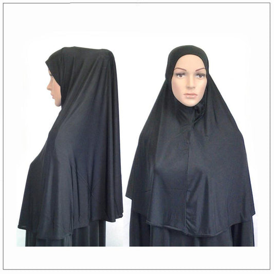 One-piece-Hijab Muslim Scarf/Islamic Headwear LightWeight ICESILK ASZ0215 - Arabian Shopping Zone