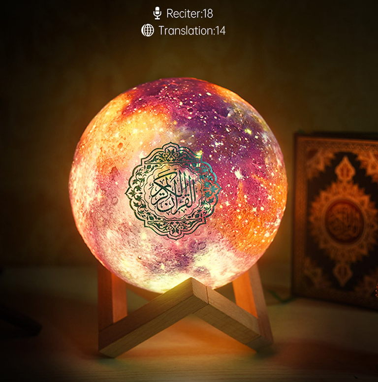 Quran Speakers | Touch LED Light | Bluetooth Remote Control